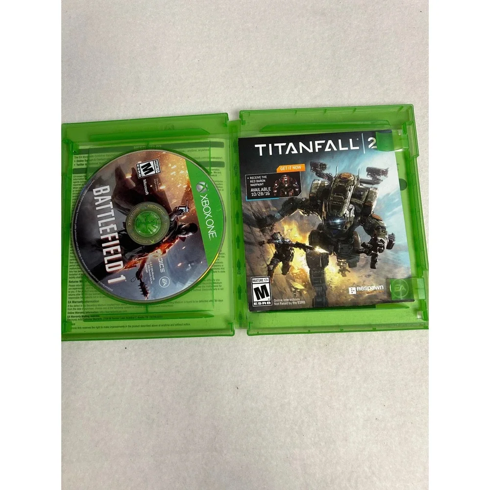 WWI FPS Battlefield 1 Early Enlister Deluxe‎ Edition Xbox One Green Case Shooter